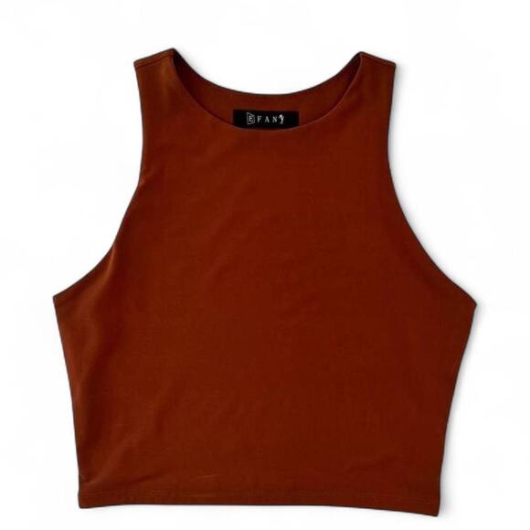 Other Tops - Burnt Sienna Minimalist Tank Fitted Stretch Women’s Small
